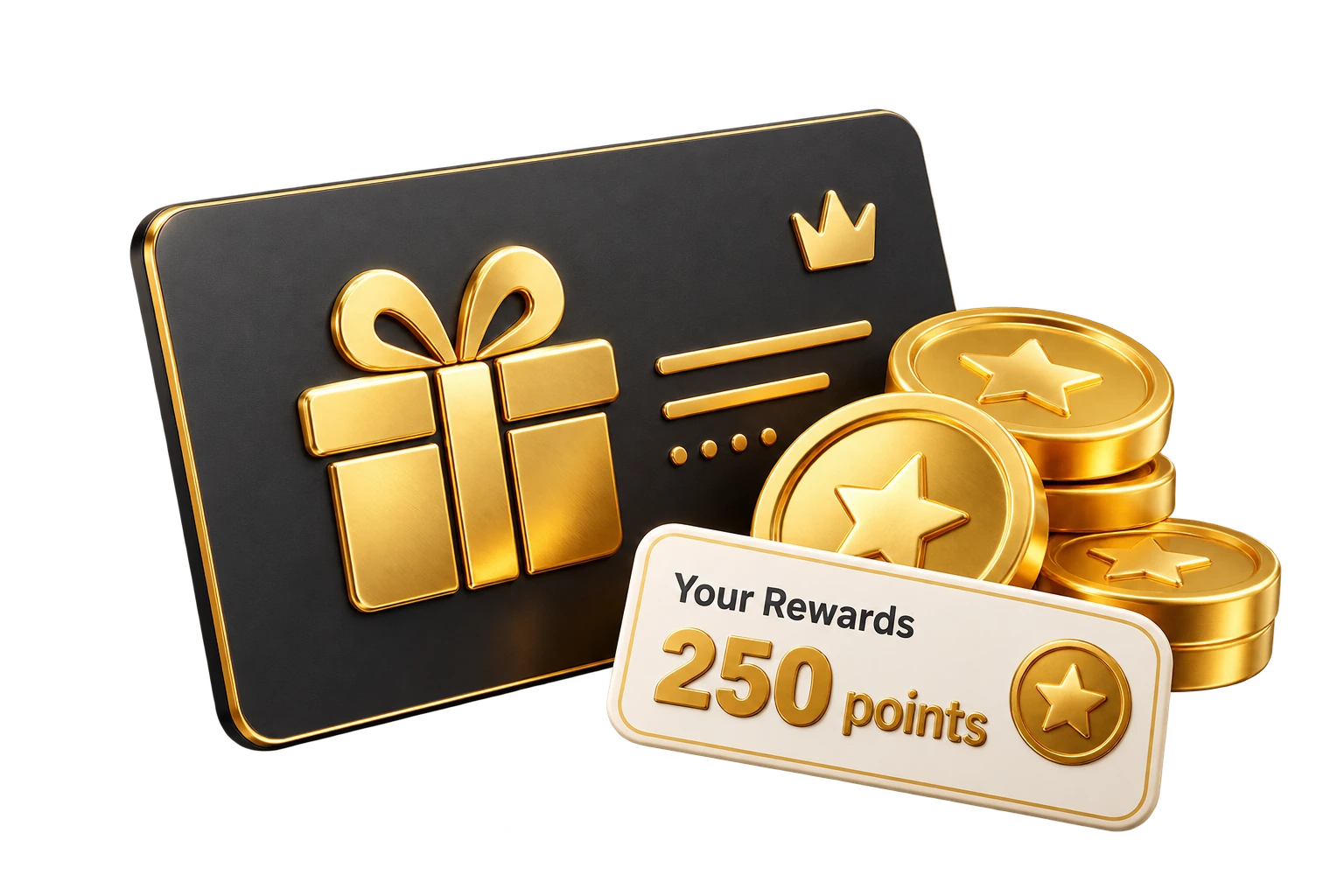 Loyalty rewards card and points