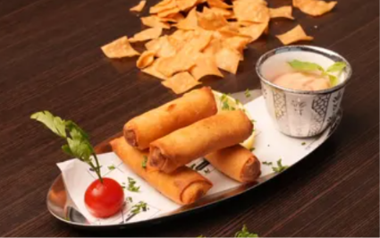 Camel cheese spring roll