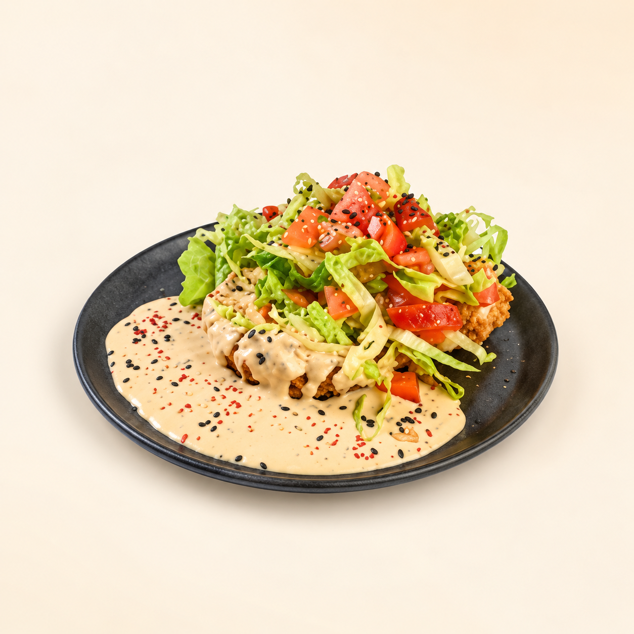 Cryspy Aubergine Salad