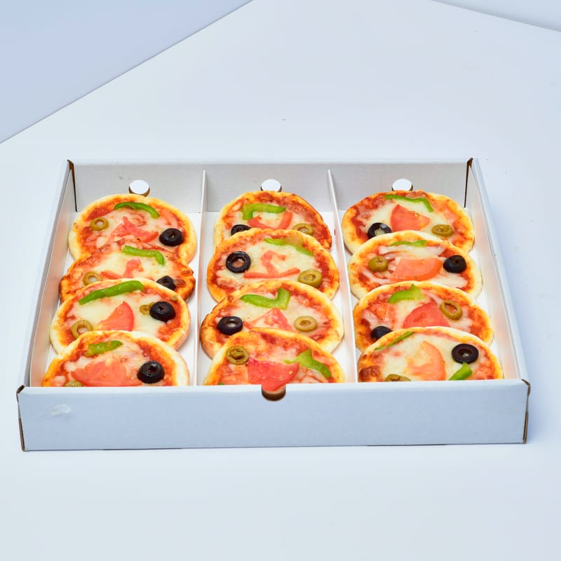 Mini Vegetable Pizza Box