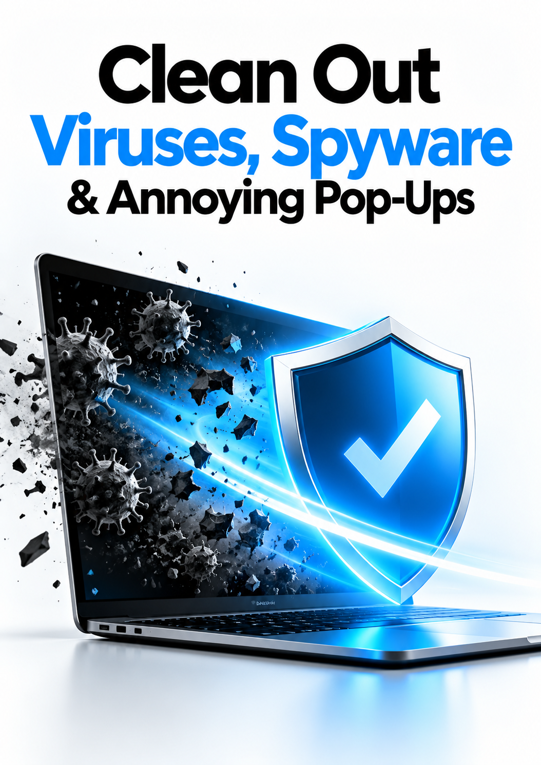 Clean Out Viruses, Spyware&Annoying Pop-Ups
