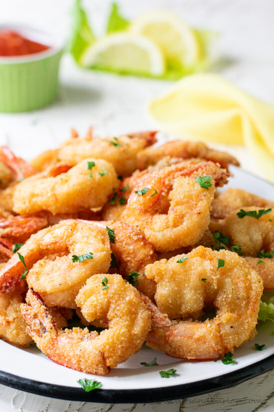 Fried Deshelled Shrimps 12 Pcs