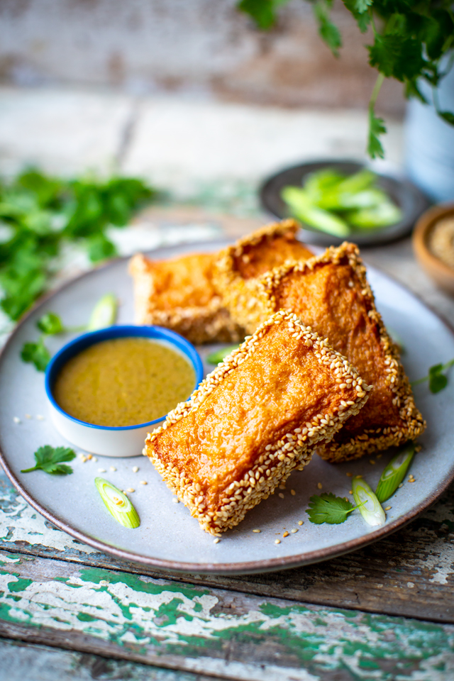 Shrimp Toast with Sesame