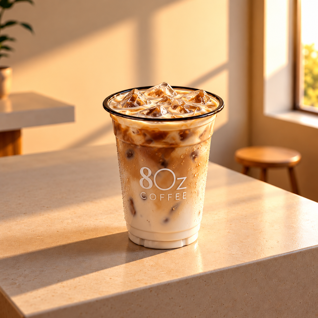 White iced mocha