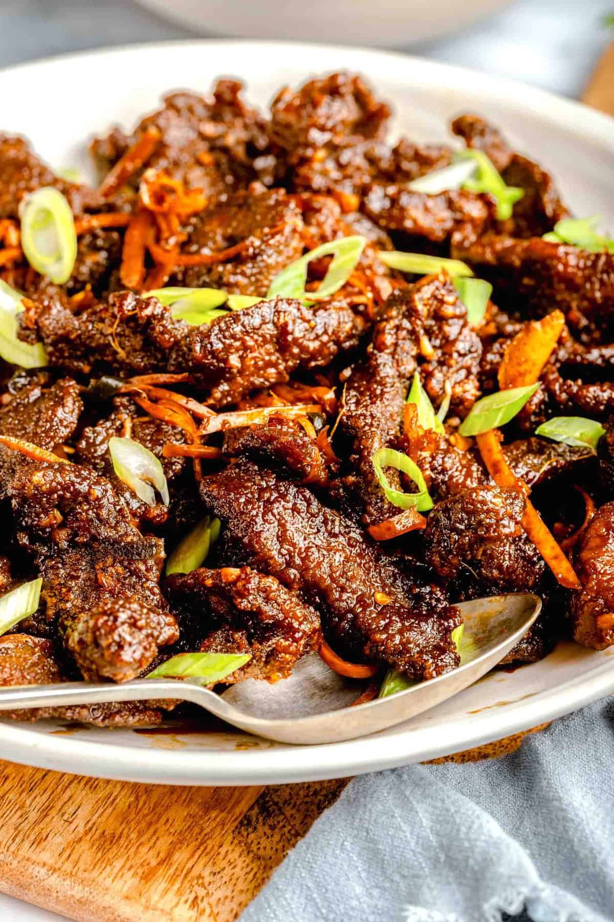 Crispy Fried Sliced Beef (Spicy)