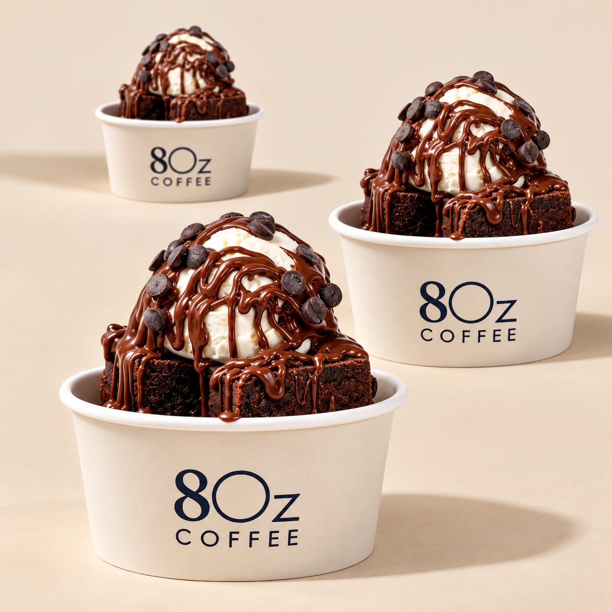 Molten brownie