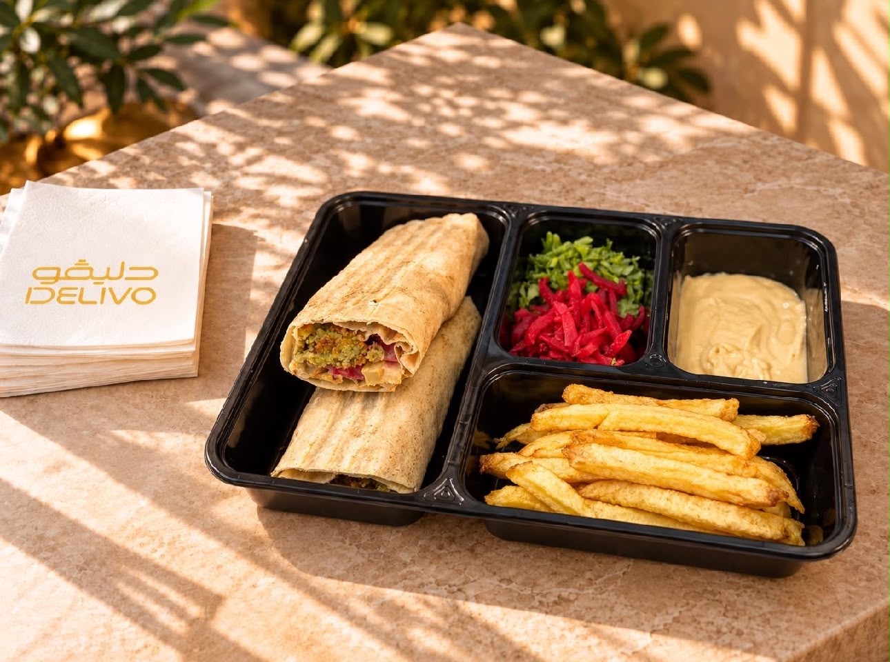 Arabic sheet falafel